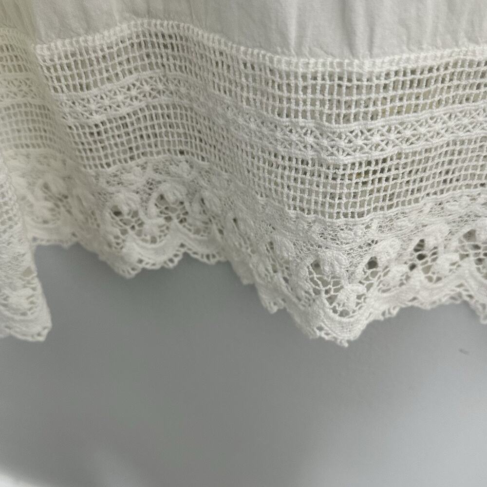 Luainia Womens Lace and Cotton T-shirt Dress Made in Italy. Size XS 100% Linen - Picture 8 of 12